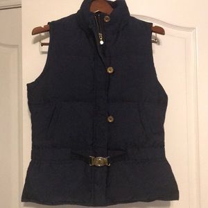 Lilly Pulitzer belted puffer vest